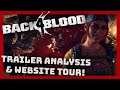 Back 4 Blood Trailer Analysis & Website Tour! - ZakPak
