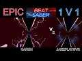 Beat Saber 1v1: Top 10 vs Quest Player - Reality Check Through The Skull