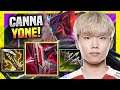 CANNA IS A MONSTER WITH YONE! - T1 Canna Plays Yone Top vs Camille! | Season 11
