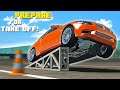 Car rollover test using a ramp | BeamNG Drive