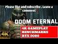 DOOM ETERNAL - 4K GAMEPLAY RAY TRACING BENCHMARKS - RTX 3080