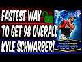 FASTEST WAY To Get 98 Overall KYLE SCHWARBER! MLB THE SHOW 21 DIAMOND DYNASTY JUNE POTM!