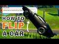 How to Flip a Car "Interact with an overturned car to flip it rightside up" ► Fortnite