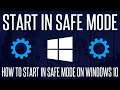 How to Start in Safe Mode on Windows 10 or Windows 11 (Works From Black Screen)