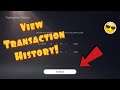 How To View Transaction History On PS5
