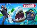 I ELIMINATED FRESH with a SHARK (Fortnite Season 3)