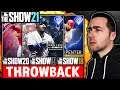 I USED CARDS FROM OLD MLB THE SHOW GAMES IN MLB THE SHOW 21 DIAMOND DYNASTY...