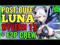 Luna & F2P Heroes vs Wyvern 13! (Post-Buff!) 🔥 Epic Seven