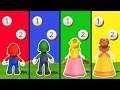 Mario Party 9 Minigames - Mario vs Luigi vs Peach vs Daisy (Very Hard CPU)