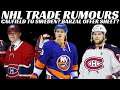 NHL Trade Rumours - Habs, Islanders Barzal Offer Sheet? Caufield to Sweden + 20-21 Season Update