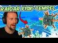 RAIDAR ETT FISK-TEMPEL I MINECRAFT | Lets Play S5E17 | (Ocean Monument)
