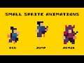 Small Sprite Animations | Pixel Art Timelapse