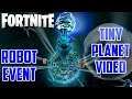TINY FORTNITE PLANET Monster Robot Event | 360 Reframe | Doggus Vs Cattus  | Final Showdown Tiny Map