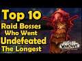 Top 10 Raid Bosses Who Went Undefeated The Longest in World of Warcraft [Reforged]