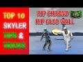 top 10 use of skyler character || skyler tips & tricks || skyler character ability test