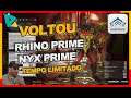 Voltou Rhino Prime e Nyx Prime! O Prime Vault por tempo limitado, em todas as plataformas. Warfame