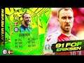 YOU HAVE TO PLAY HIM IN THIS POSITION!👏 91 OBJECTIVE PATH TO GLORY ERIKSEN! FIFA 21 Ultimate Team