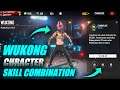 2021 Best Characters Skill Combination with Wukong Character | Tips and Tricks For Free Fire [Hindi]