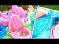 Cache-cache dans la Piscine avec des Gonflables !