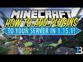 How To Add Plugins to A Minecraft 1.15.1 Server