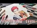 How To Draw GAARA - Step By Step (Tutorial)