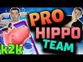 PRO PLAYER SHOWS HIS CRAZY HIPPO TEAM IN RUMBLE HOCKEY! K2K!
