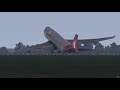 Qantas 747-400ER Crashes after Take Off Wuhan China
