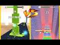 Stack Colors Vs Roof Rails : Gameplay Walkthrough Part 2 - Level 1-9999 All Level (iOS, Android)