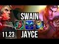 SWAIN vs JAYCE (TOP) | Rank 4 Swain, 11/4/17 | KR Master | 11.23