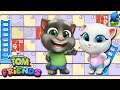 Talking Tom Friends - Talking Tom and Angela Playing Snake And Ladder