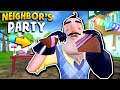 The Neighbor THROWS A PARTY!!! | Hello Neighbor Gameplay (Mods)