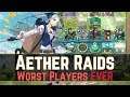 The Worst Aether Raids Players of ALL TIME... (´･ᴗ･ ` ) | Aether Raids Defense【Fire Emblem Heroes】