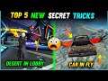 TOP 5 NEW TRICKS IN FREE FIRE | NEW SECRET TIPS & TRICKS IN FREE FIRE 2021 | TRAINING GROUND TRICKS