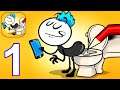 Troll Master - Draw One Part - Gameplay Part 1 All Levels 1-90 (Android, iOS)