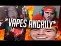 Twitch Streamer VAPES ANGRILY When He Gets Rekt in Apex Legends