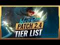 BEST Champions TIER List - Patch 2.4 - Wild Rift (LoL Mobile)