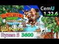 Cemu 1.22.6 • 60 FPS • 4K | Donkey Kong Country: Tropical Freeze - Ryzen 5 3600 | GTX 1660 Super