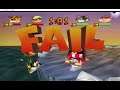 Crash Bash (PSX) - (Part 2) - (Warp Room 1) - (2/2) - (Gem And Crystal Challenges, Papu Papu)