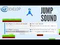 How to add a Jump Sound in GDevelop5