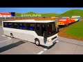 Intercity Bus Vs Train - Brick Rigs Gameplay