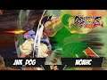 JNK_Dog(SSGSS Vegito/UI Goku/Kid Buu) Fights NoahC(Jiren/SSGSS Goku/DBS Broly)[DBFZ PS4]