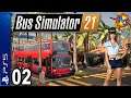 Let's Play Bus Simulator 21 PS5 | Console Gameplay Episode 2: Creating & Driving a New Route (P+J)