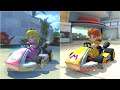 Mario Kart 8 Peach, Daisy Gameplay Compilation HD
