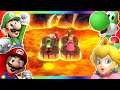Mario Party 10 Minigames #66 Mario vs Luigi vs Yoshi vs Peach