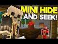 MINIATURE HIDE AND SEEK MOD IN MASSIVE HOUSE! - Minecraft Multiplayer Gameplay