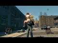 Naked Girl Killing innocent people Using wrestling moves And a baseball bat In Saints Row.