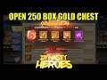Open 250 Box Gold Chest | Dynasty Heroes - Legend of Samkok
