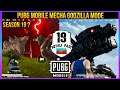 Pubg Mobile Mecha Godzilla Mode | Season 19 Godzilla Vs Kong? | PubgM Mecha Godzilla Mode Gameplay