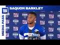 Saquon Barkley 'feels good' heading into Thursday Night | New York Giants