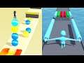 Stack Rider Vs Stack Colors 2 - All Levels Gameplay Android, iOS (Which Game You Choose)